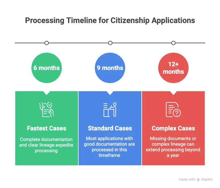 Naturalization Processing Timeline