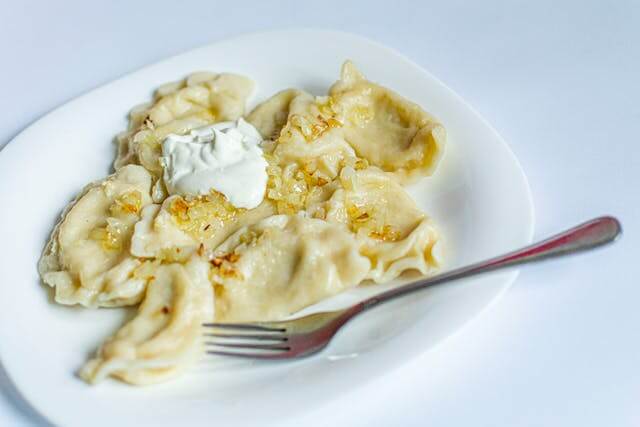 Traditional Polish pierogi