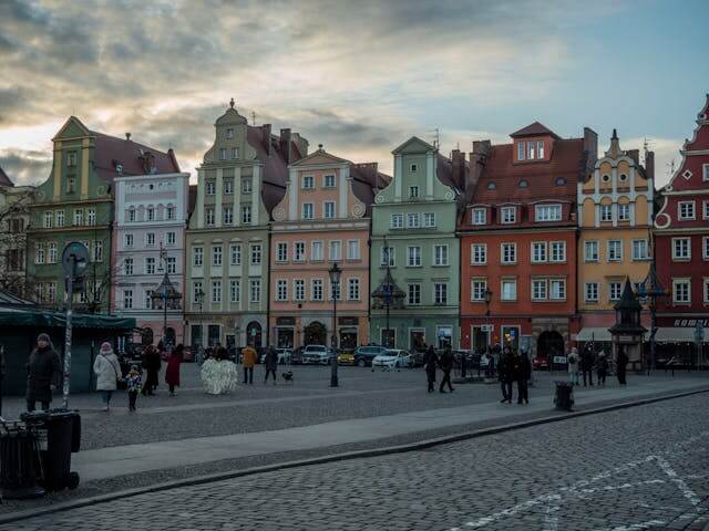 Wrocław train station - Polish architecture