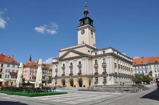 Kalisz cityscape