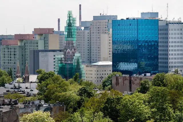 Lodz cityscape