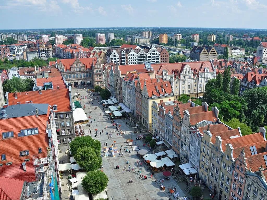 Long Market (Długi Targ) in Gdansk