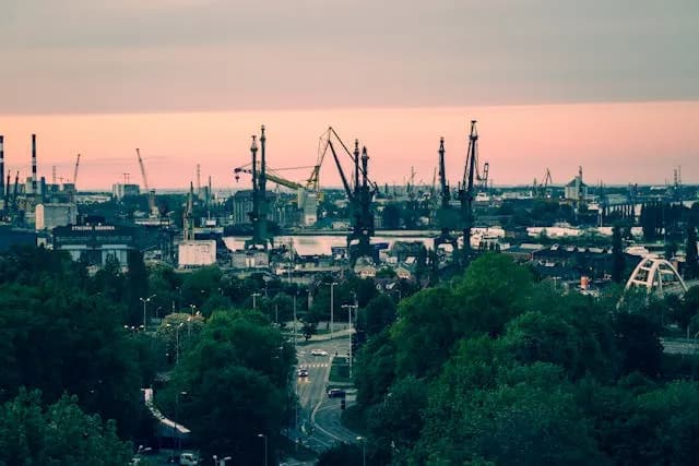 Gdansk Shipyard (Stocznia Gdańska) in Gdansk