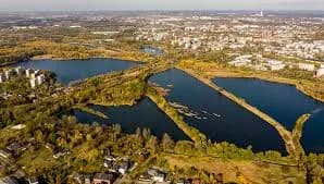 Valley of Three Ponds (Dolina Trzech Stawów) in Katowice