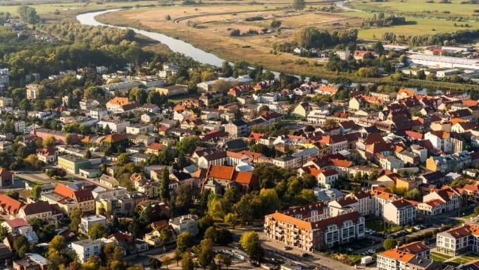 Konin cityscape