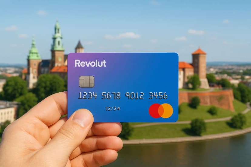 Revolut card for international money transfers from Poland