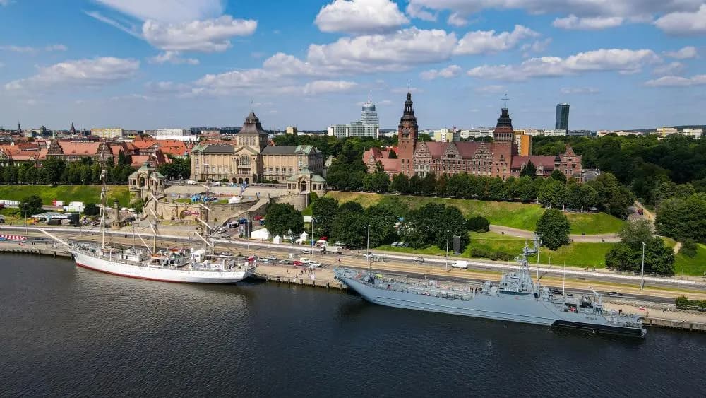 Hakenterrasse (Wały Chrobrego) in Szczecin