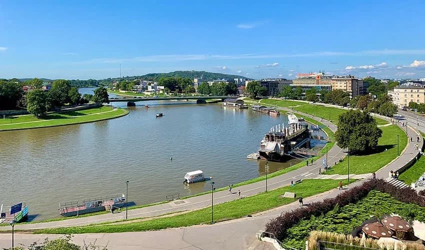 Vistula River Boulevards in Krakow