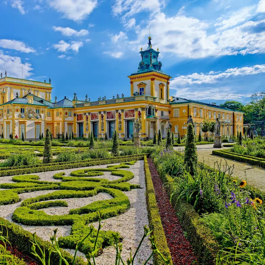 Wilanów Palace in Warsaw