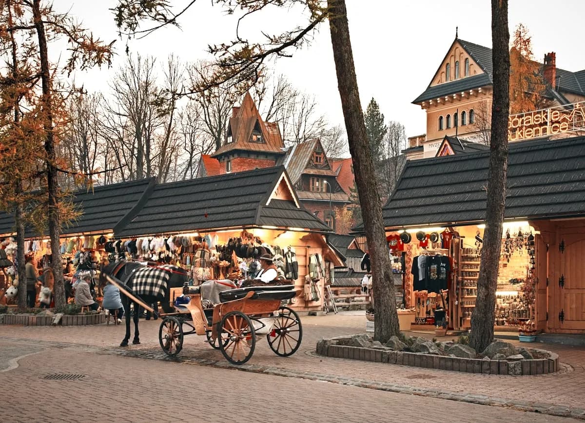 Krupówki Street (Ulica Krupówki) in Zakopane