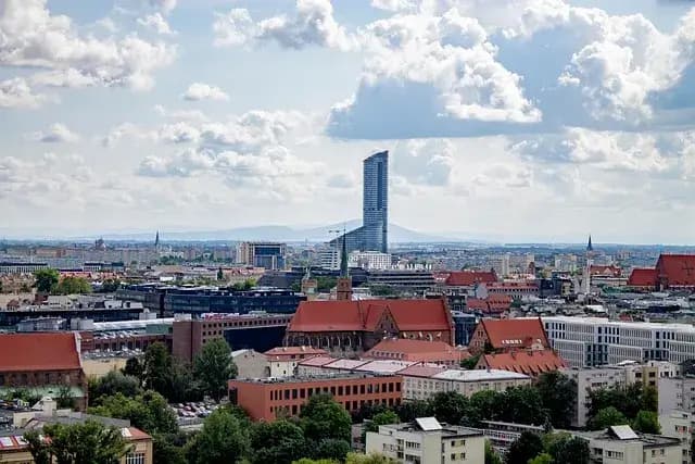 Sky Tower Viewpoint in Wroclaw